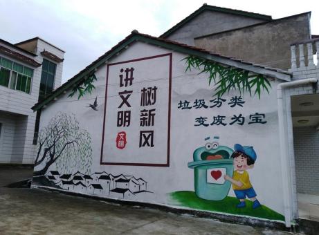 龙胜墙绘是现在流行的墙体广告