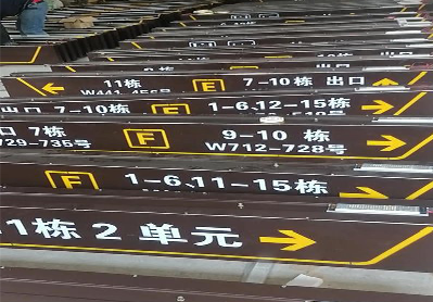 龙胜广告标识中，常见的几种安装方式。