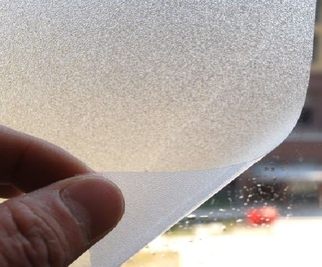 龙胜玻璃门外面粘广告用什么材料好？