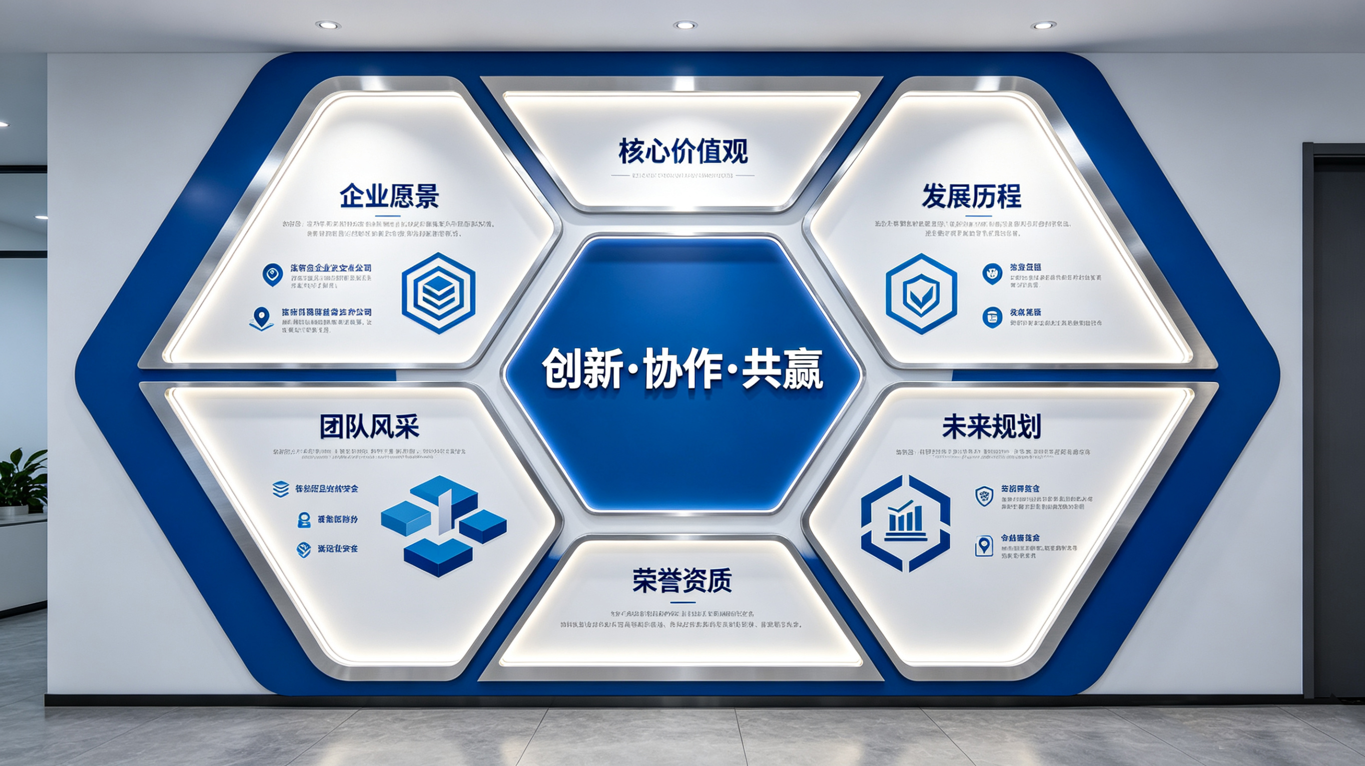 龙胜企业文化墙六边形避坑指南（新手常犯5个错误）